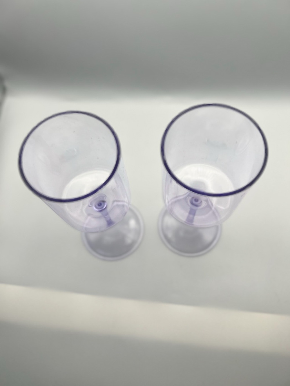 Anthropologie Morgan Wine Glasses, Set of 2 Purple Violet - Picture 3 of 14